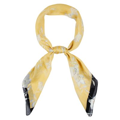 Lily Orient Silk Square Scarf from Accessorize
