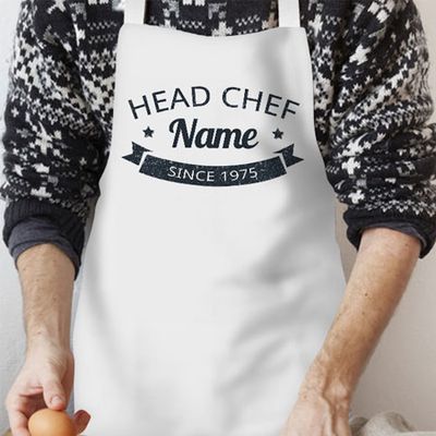 Head Chef Personalised Apron