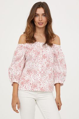 Off-The-Shoulder Blouse from H&M