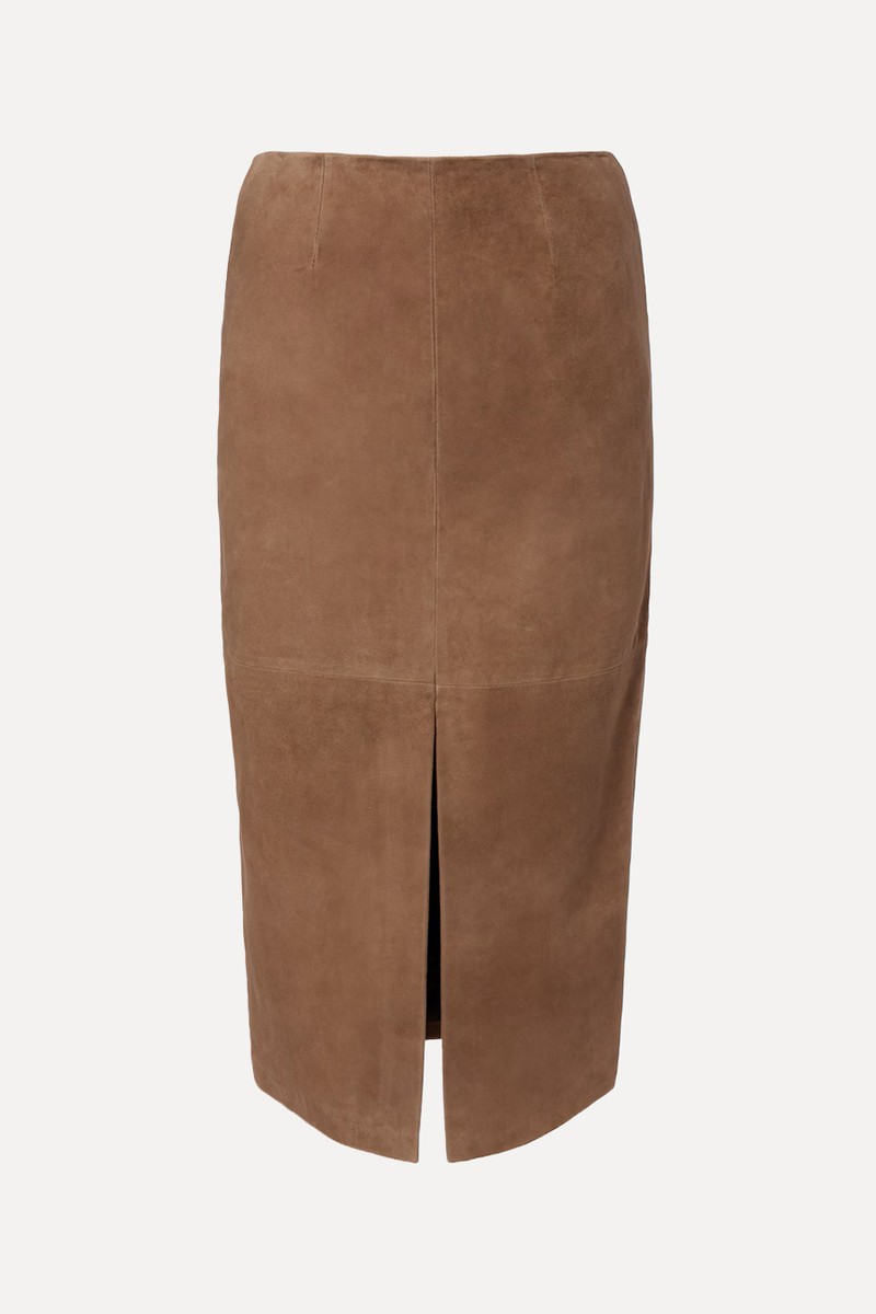 Suede Pencil Skirt from Rotate