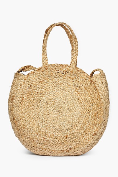 Raffia Round Crossbody Bag  from Stradivarius