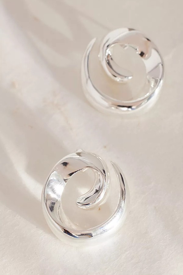 Oversized Spiral Earrings from Anthropologie