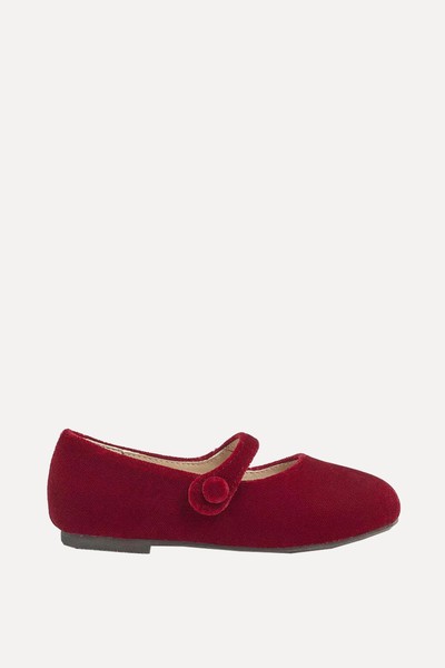 Elin Velvet Ballet Flats from Age Of Innocence