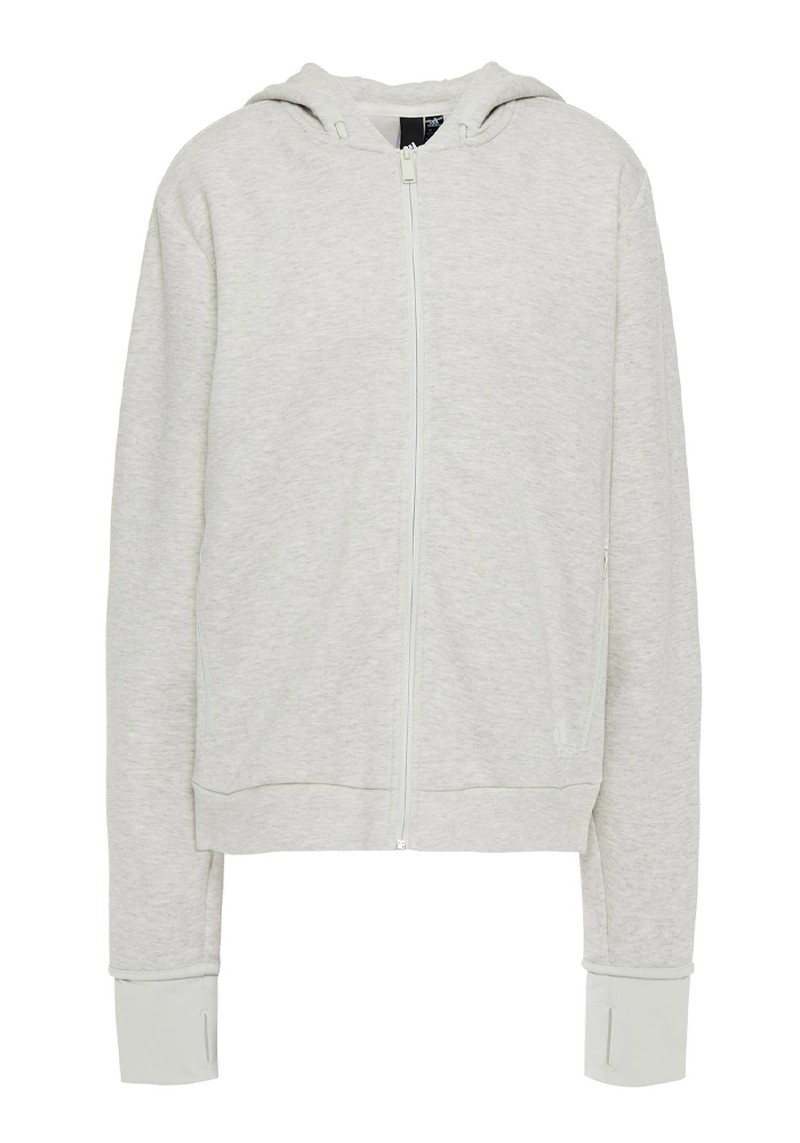 Mélange Cotton-Blend Jersey Hoodie from Adidas