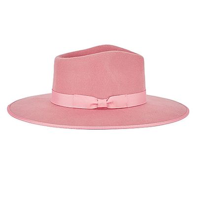Rose Rancher Pink Wool Felt Fedora from Lack Of Colour