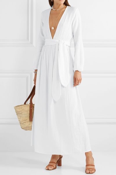 Organic Cotton-Gauze Maxi Dress from Mara Hoffman