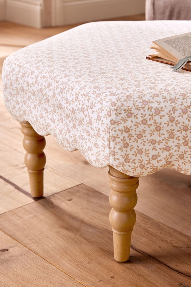 Glynteg Large Footstool from Laura Ashley