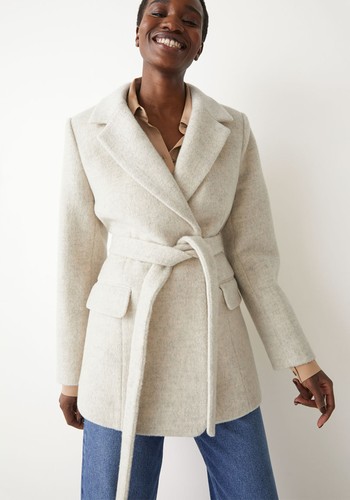 Belted Wool Blazer from & Other Stories