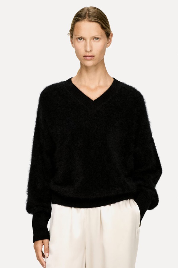 Brushed Pure Cashmere Jumper from Arket