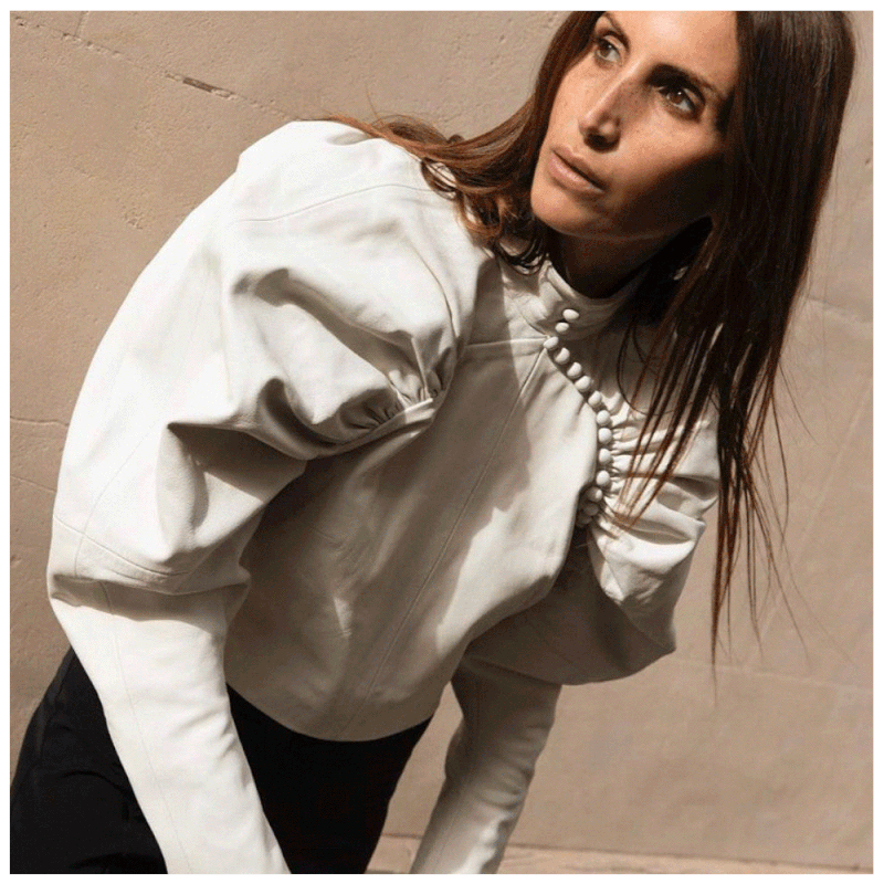 Kim Button-Detailed Leather Top, £425 | Rotate Birger Christensen