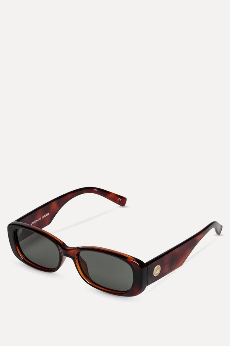 Unreal Rectangular Sunglasses from Le Specs