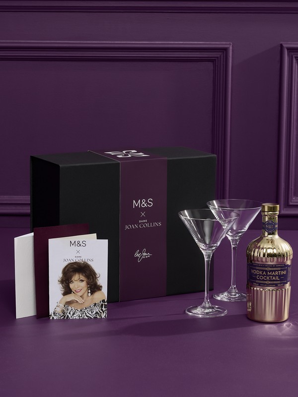 The Dame Joan Collins Vodka Martini Gift