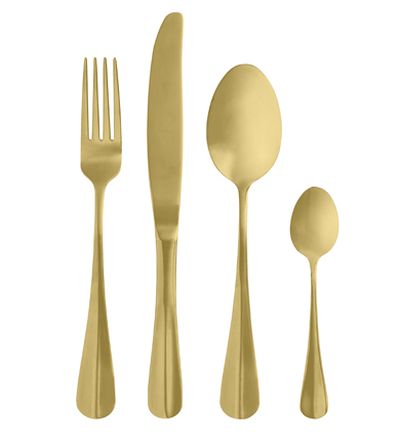 Gold Cutlery Set from The Restoration