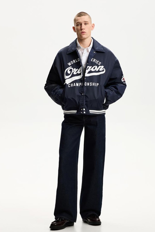 Varsity Bomber Jacket from Bershka