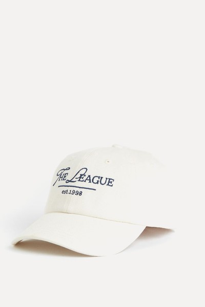 Text-Motif Twill Cap from H&M