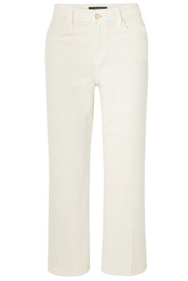 Cropped Cotton-Blend Corduroy Pants from J Brand