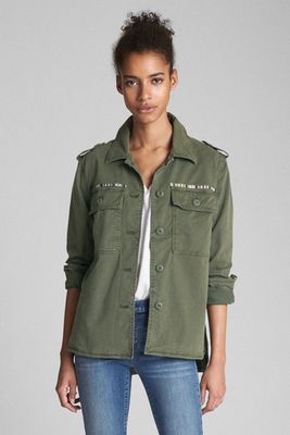 Embroidered Pocket Utility Jacket from Gap
