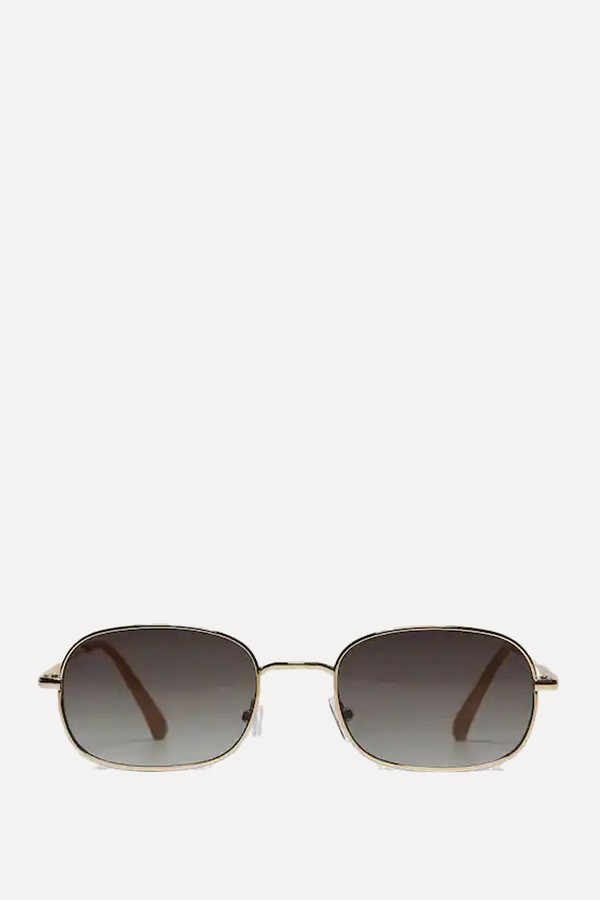 Metallic Frame Sunglasses from Mango