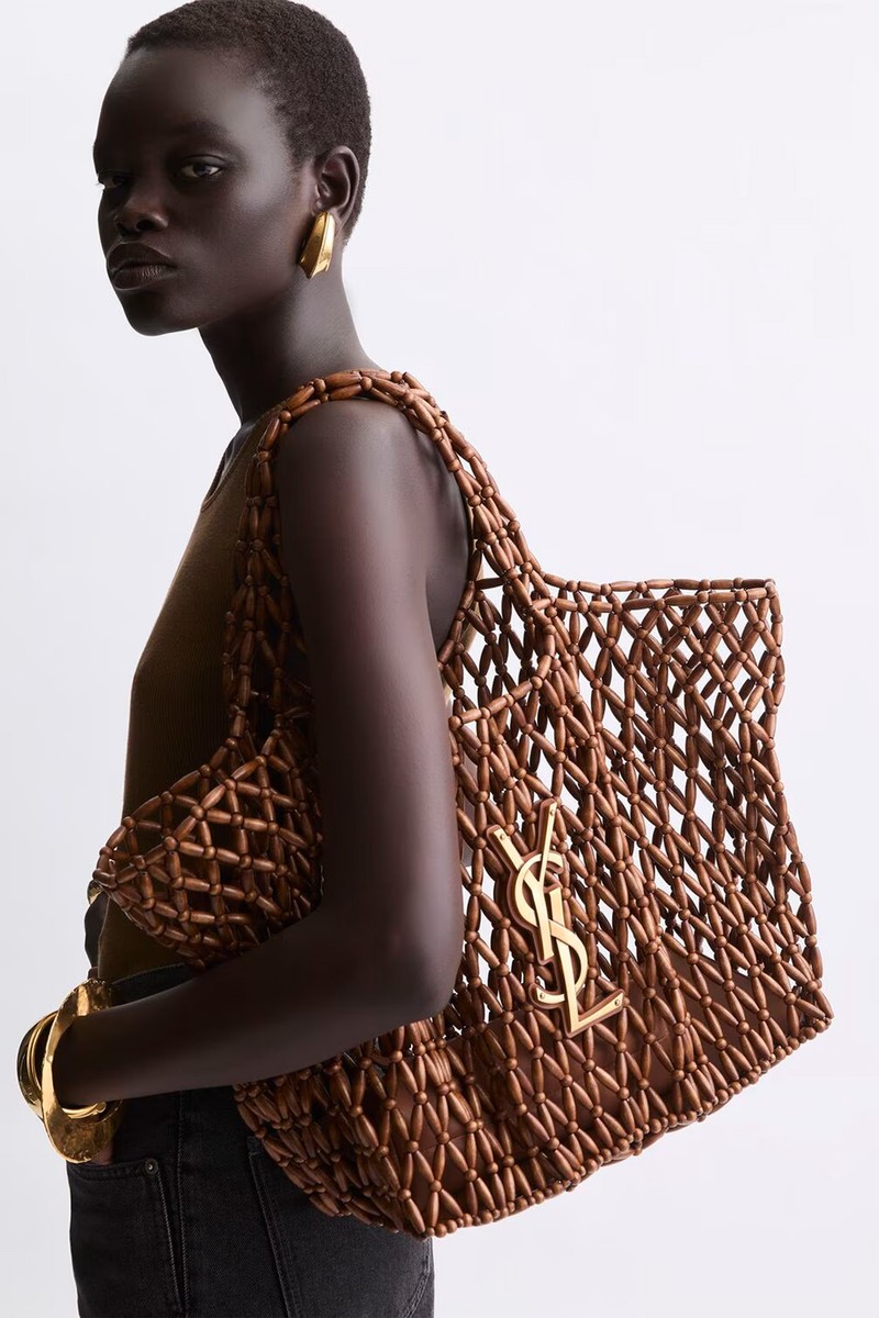ICare Medium Wood Bag from Yves Saint Laurent