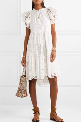 Norah Broderie Anglaise Cotton Dress from Ulla Johnson