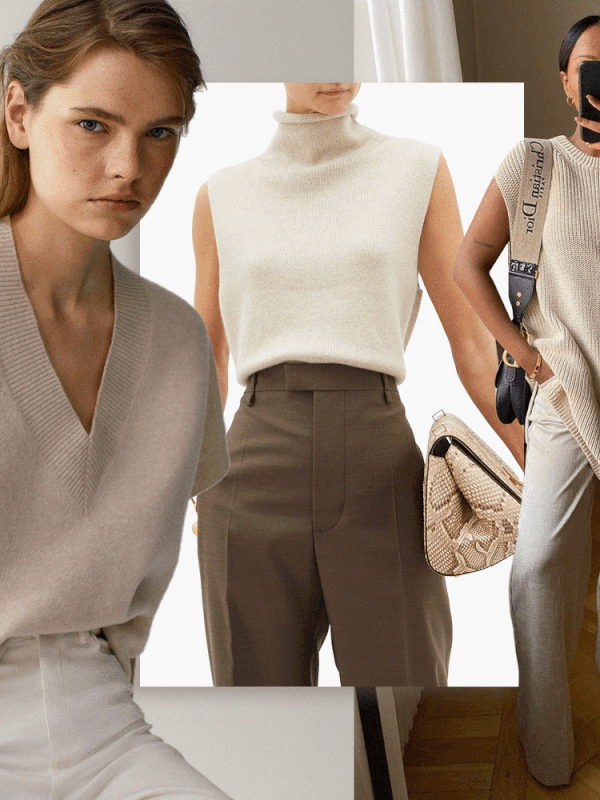 11 Sleeveless Knits To Wear Now