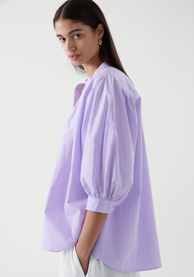 Relaxed Fit Puff Sleeve Shirt