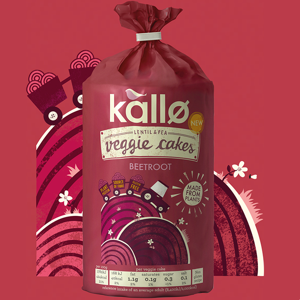 Beetrooot Veggie Cake from Kallo