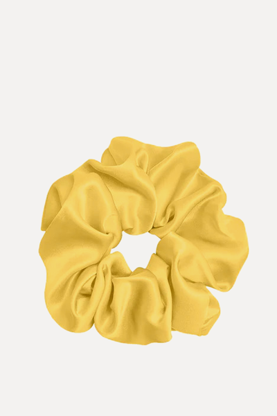 Mustard Yellow Silk Hair Tie from Worme