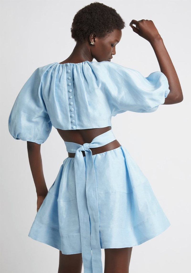 Psychedelia Cut Out Mini Dress from Aje