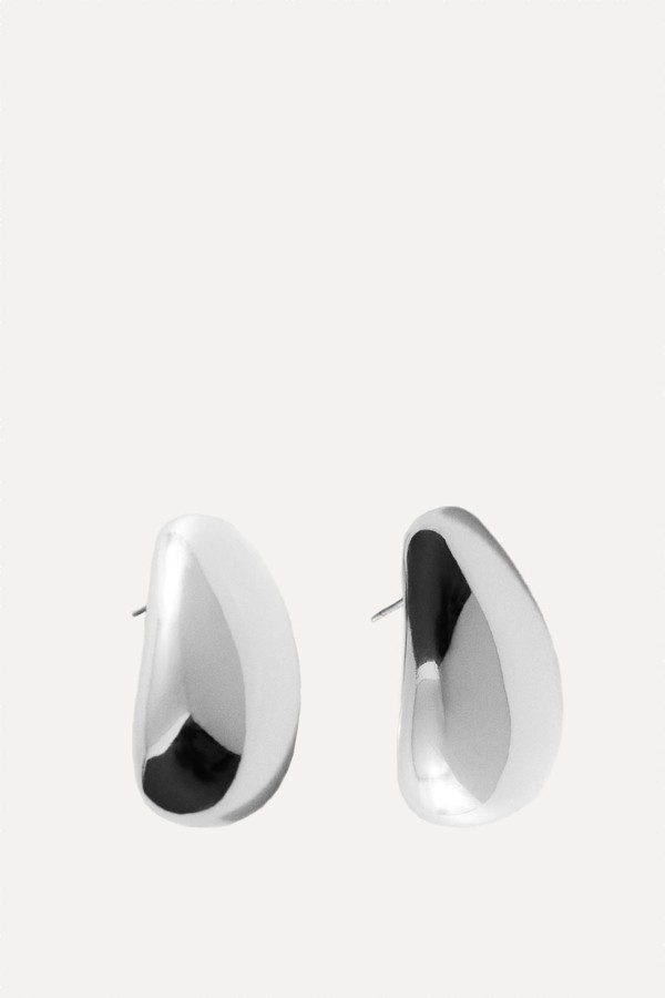 Oval Volume Earrings from Mango