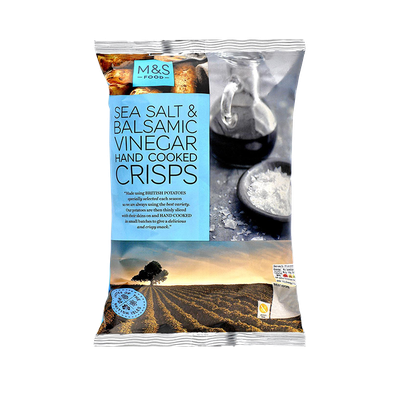 Sea Salt & Balsamic Vinegar Crisps from M&S