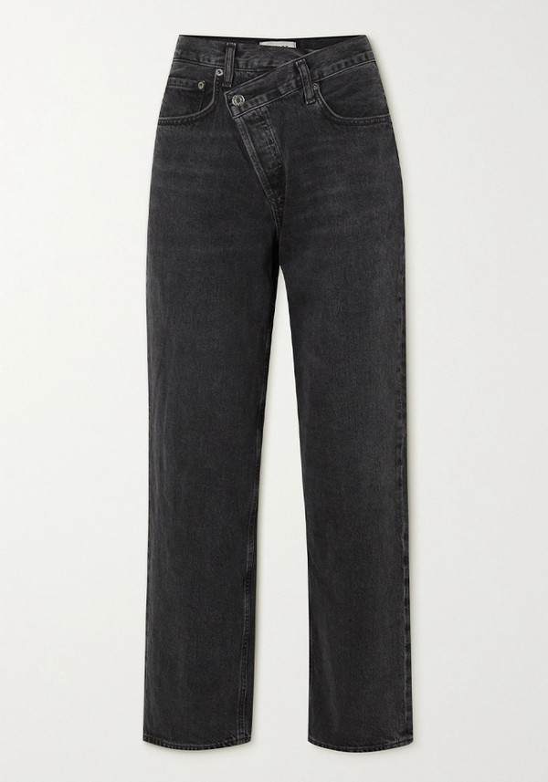 Criss Cross High Rise Straight Leg Organic Jeans from Agolde