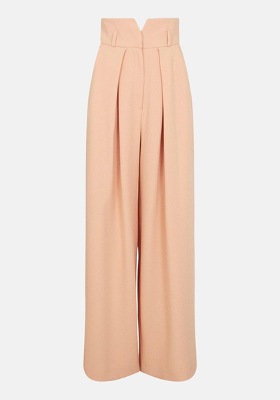 Compact Stretch Wide Leg Trouser