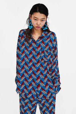 Geometric Print Shirt from Zara
