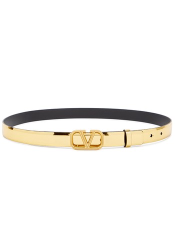 Valentino Garavani VLogo Leather Belt from Valentino