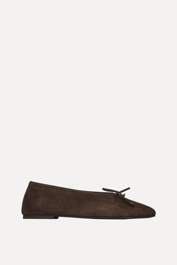 Suede Ballerinas from ARKET