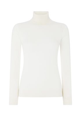 Polo Neck Cashmere Jumper from N.Peal