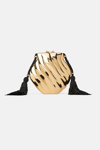 Shell Minaudiere Crossbody Bag