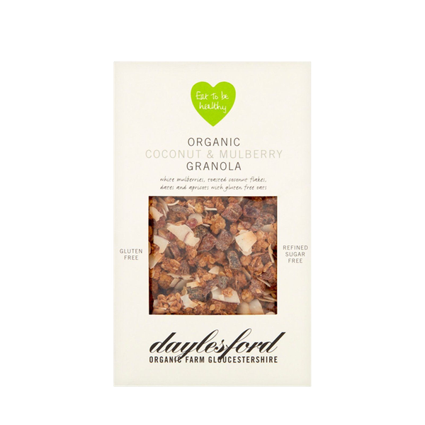 Organic Coconut & Mulberry Granola from Daylesford