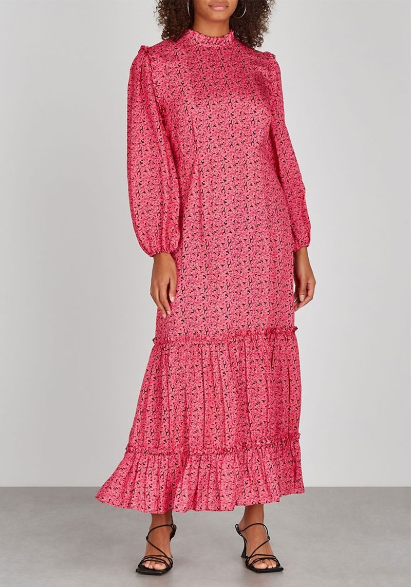 Monet Printed Cotton-Blend Maxi Dress from Rixo