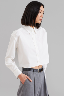 Caracas Cropped Shirt from Frankie Shop