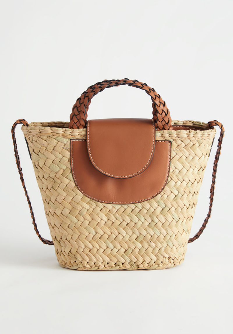 Small Straw Tote Bag