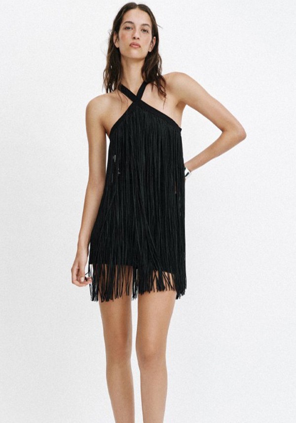 Short Fringed Dress