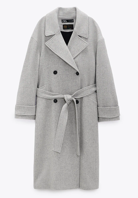 Wool Blend Coat  from Zara