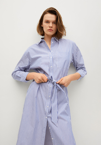 Cotton Shirt Dress from Mango