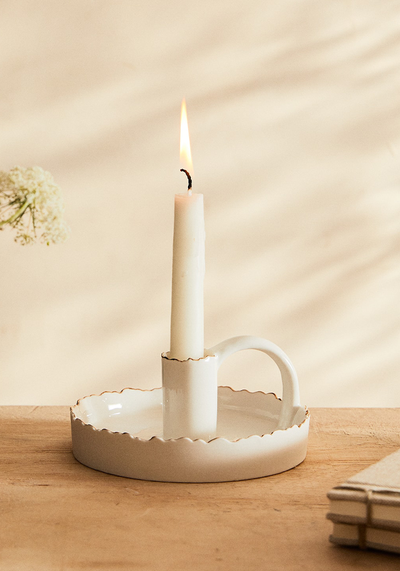 Porcelain Candlestick