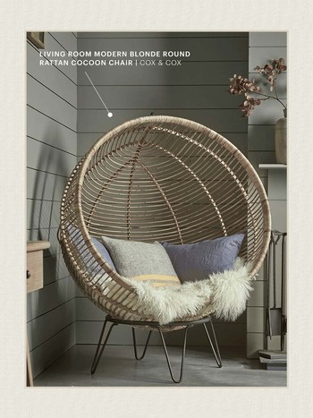 Round Rattan Cocoon Chair