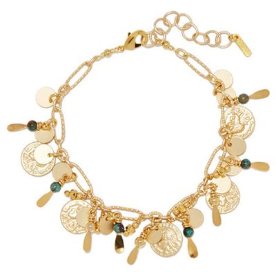 Gold-Tone Turquoise Bracelet from Chan Luu