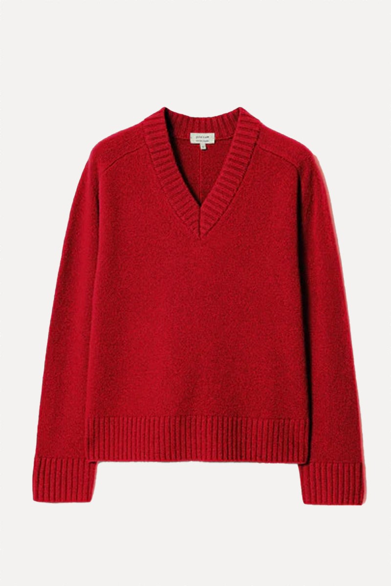 Wool Cashmere Blend V Neck Jumper from Jigsaw
