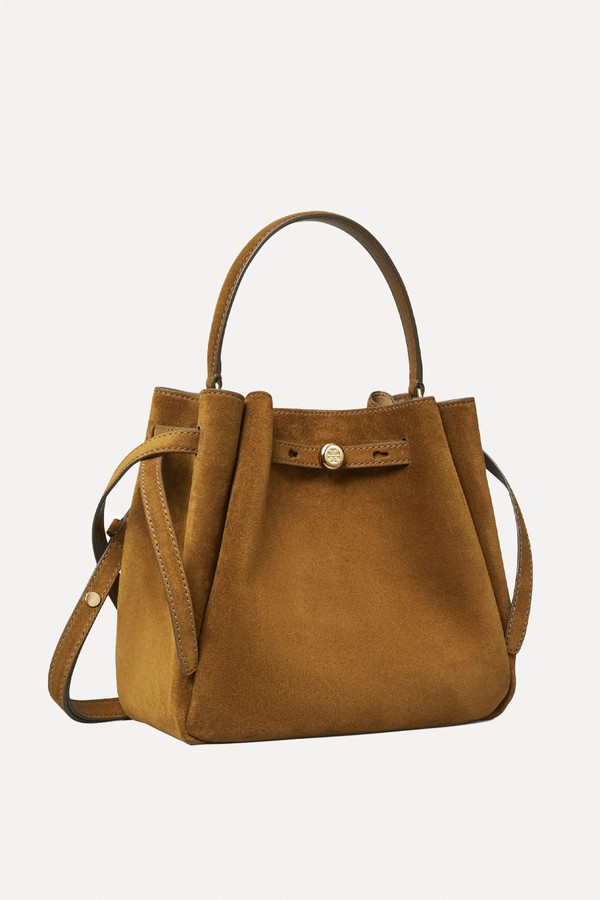 Romy Suede Bucket Bag from Tory Burch 